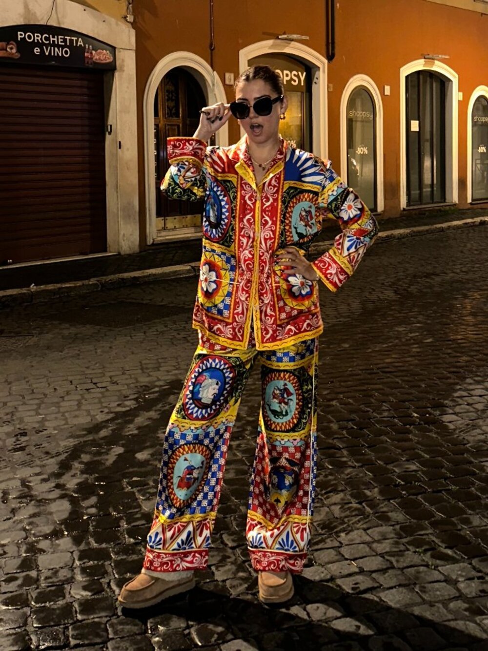 Dolce & Gabbana Silk Pajama Set